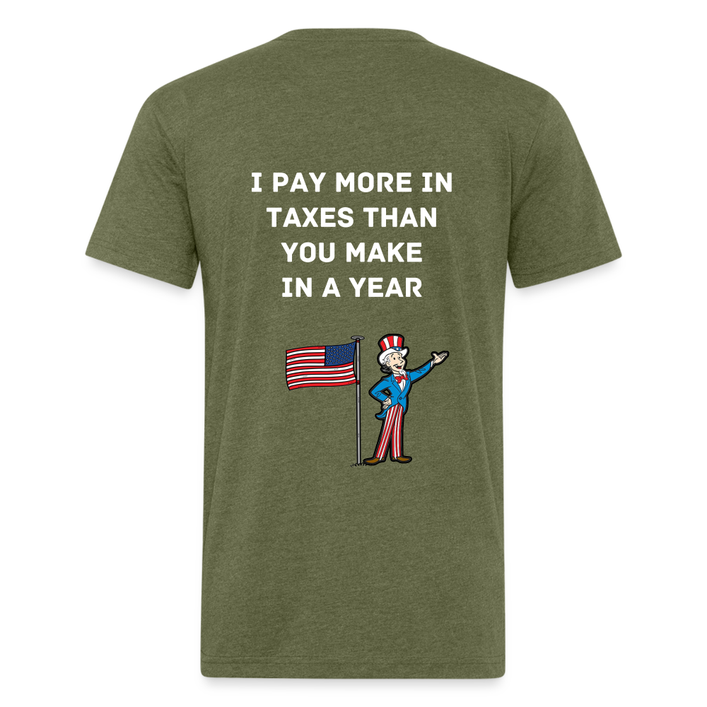 Michigan Offroad Designs I Pay More in taxes - heather military green