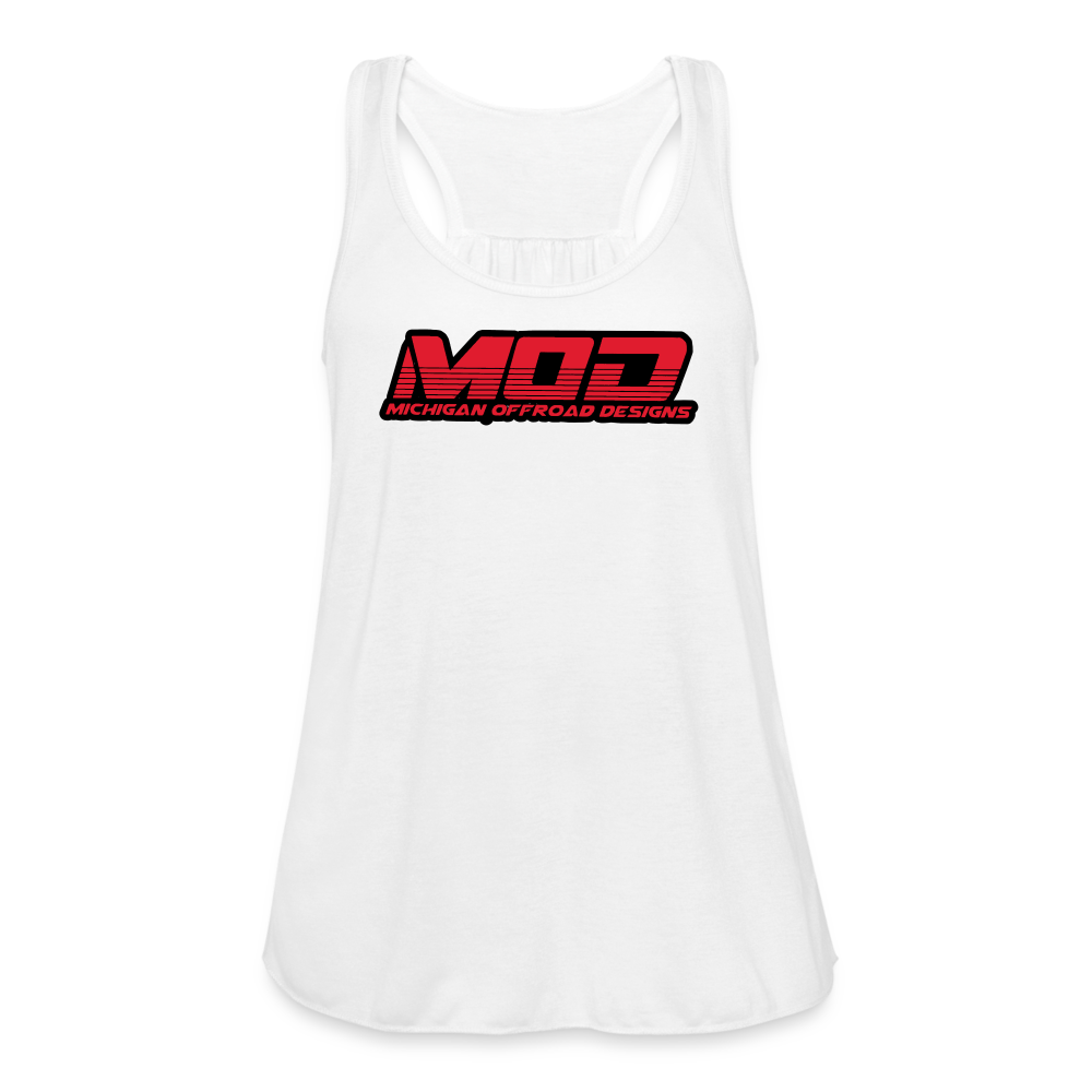 Michigan Offroad Designs Woman's Tank Top - white