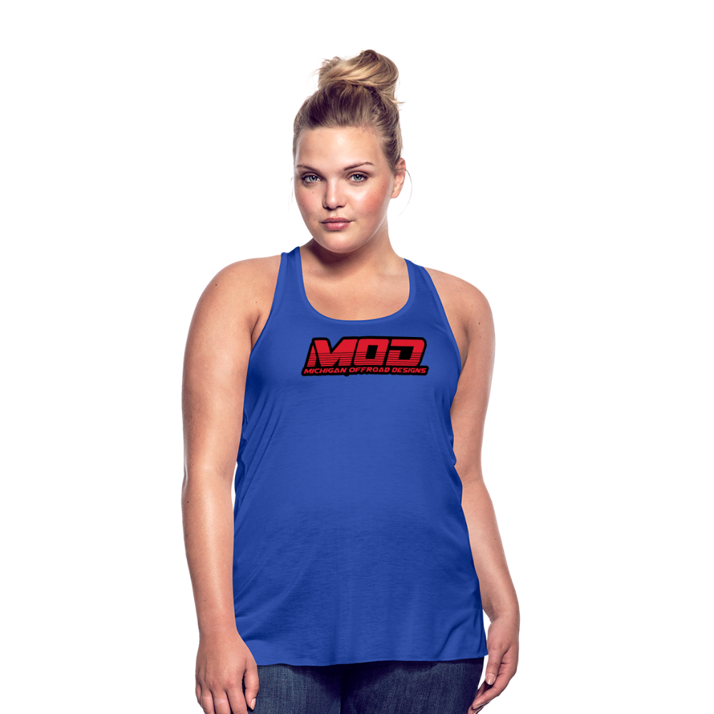 Michigan Offroad Designs Woman's Tank Top - royal blue