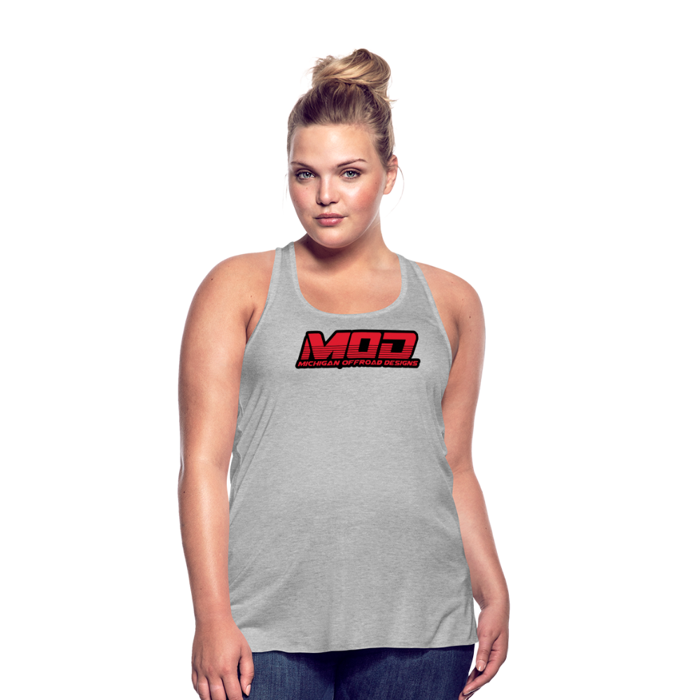 Michigan Offroad Designs Woman's Tank Top - heather gray
