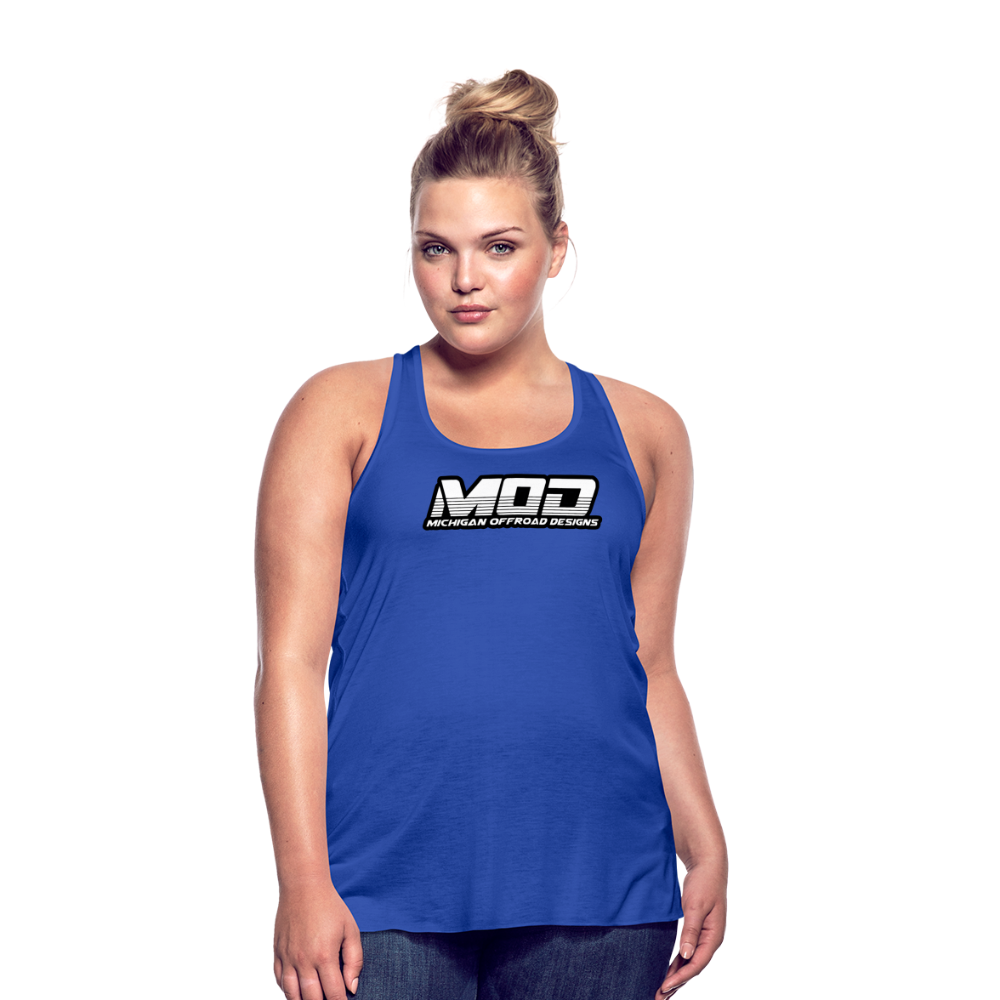 Michigan Offroad Designs Woman's Tank Top - royal blue