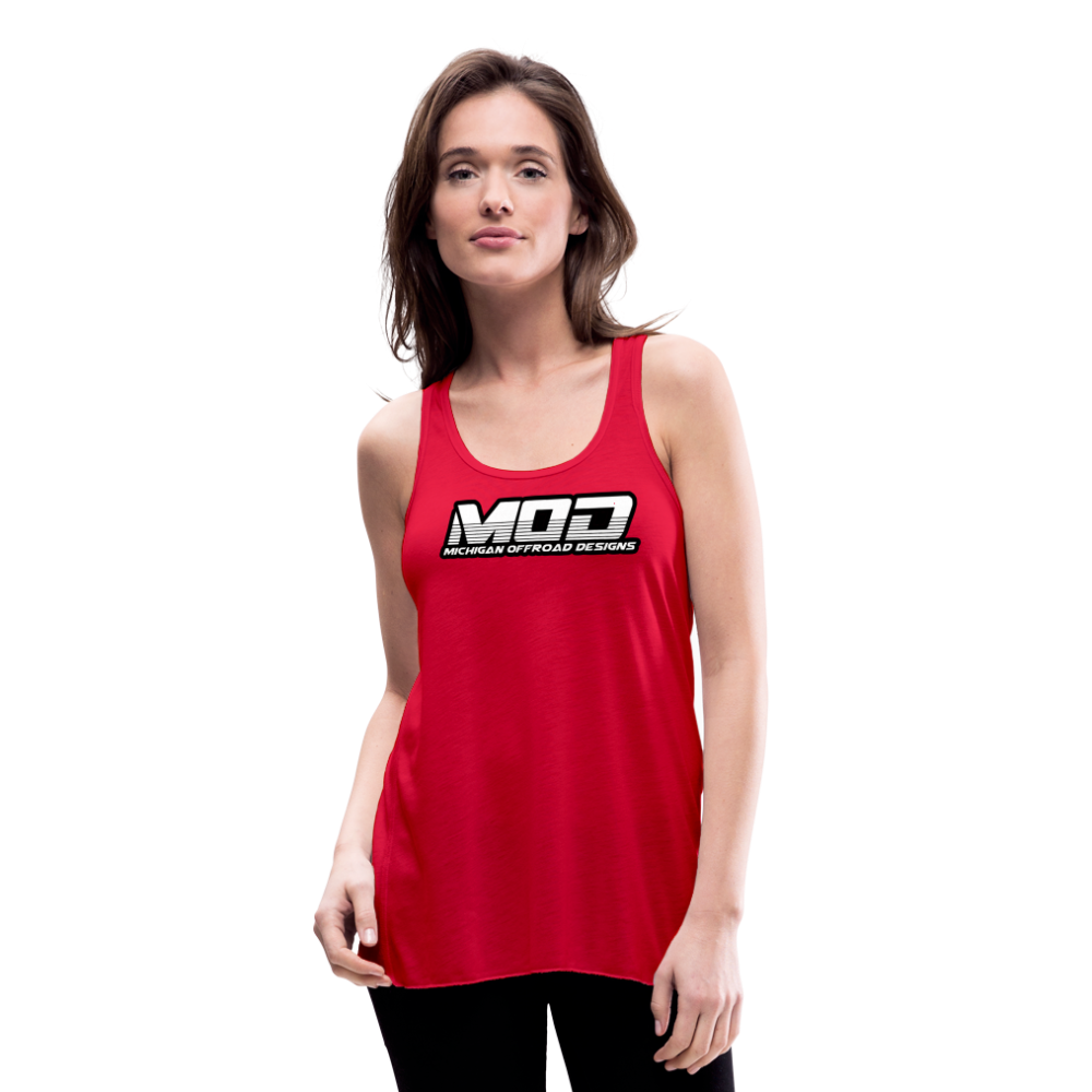 Michigan Offroad Designs Woman's Tank Top - red