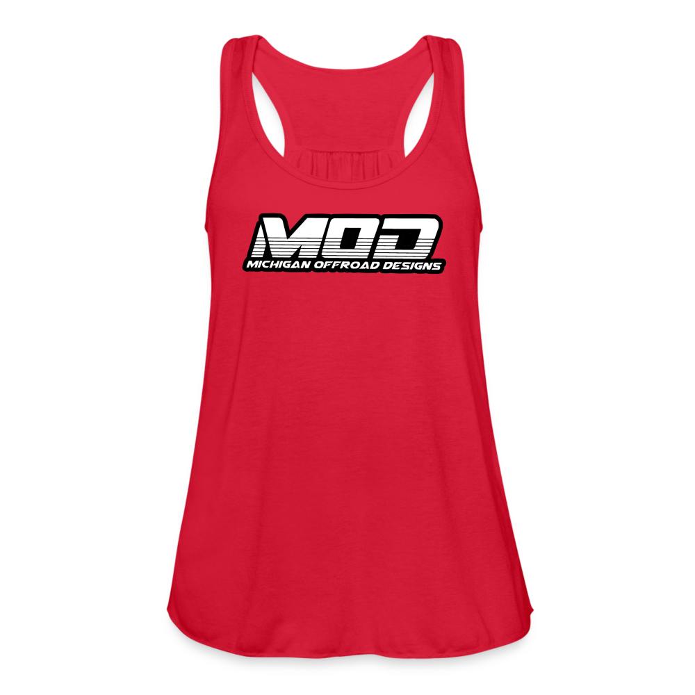 Michigan Offroad Designs Woman's Tank Top - red