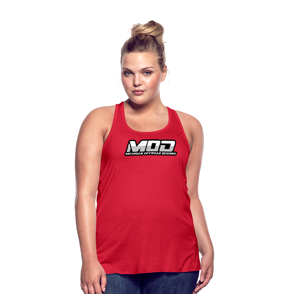Michigan Offroad Designs Woman's Tank Top - red