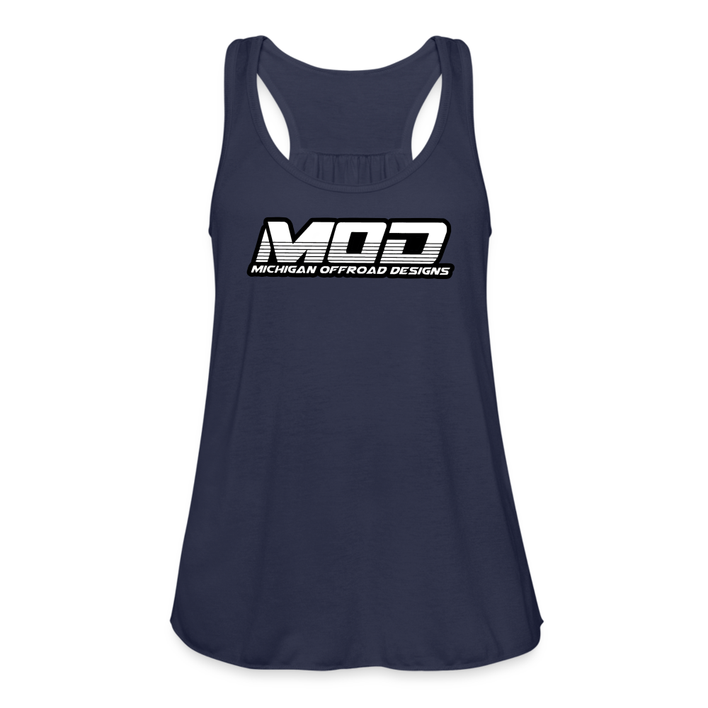 Michigan Offroad Designs Woman's Tank Top - navy