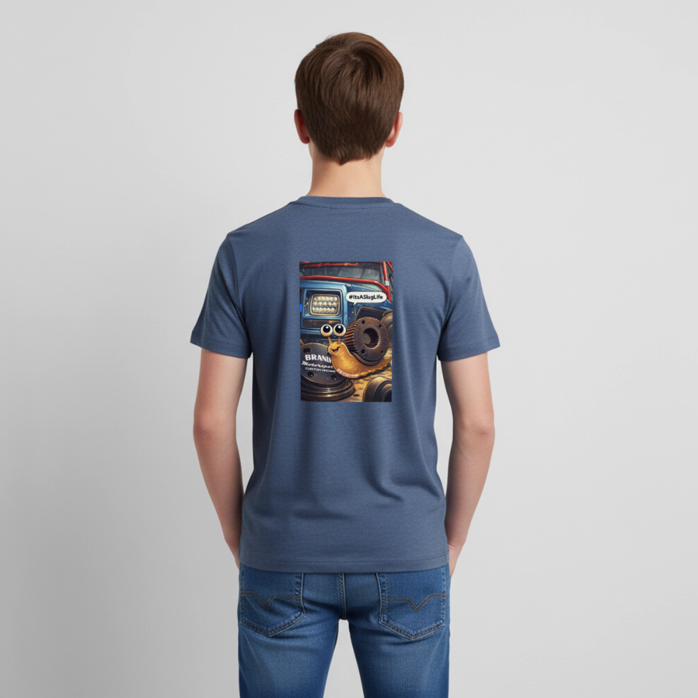 Its a Slug Life Kids Shirt - heather blue