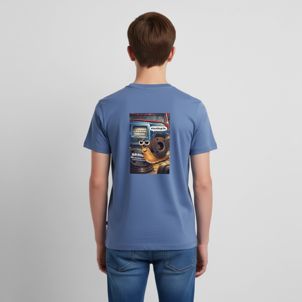 Its a Slug Life Kids Shirt - stone blue 