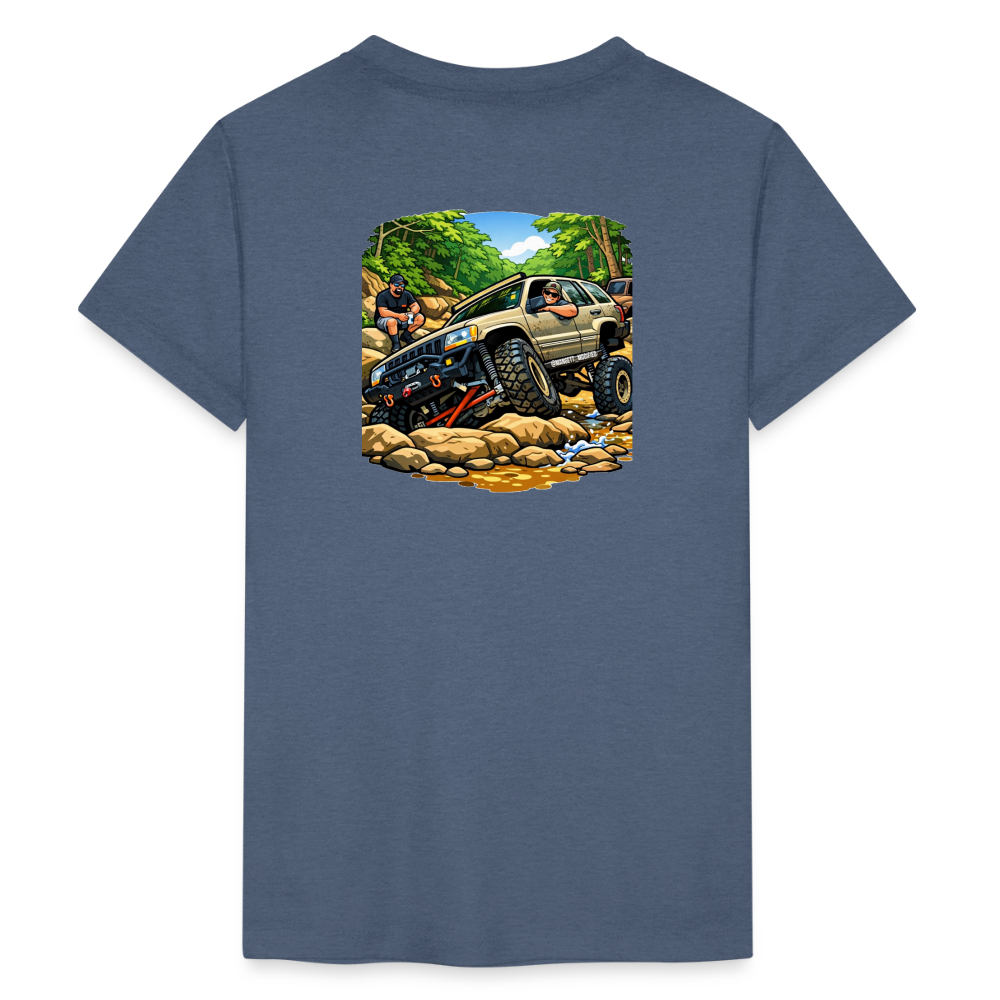 Mangett Modified Offroad Kids Shirt - heather blue