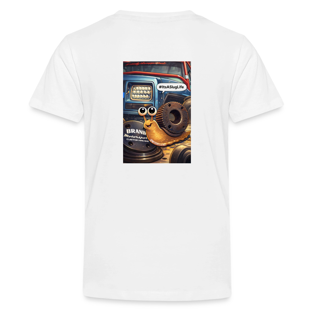 Its a Slug Life Kids Shirt - white