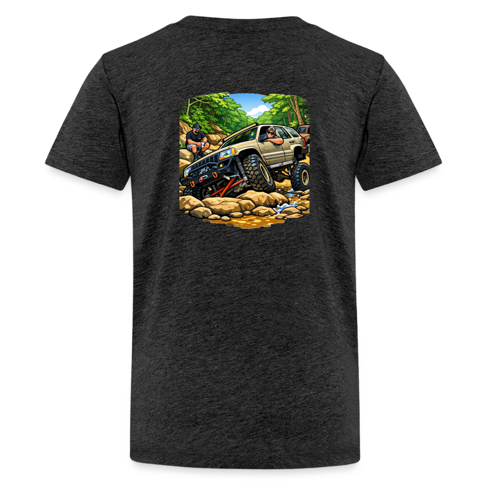 Mangett Modified Offroad Kids Shirt - charcoal grey