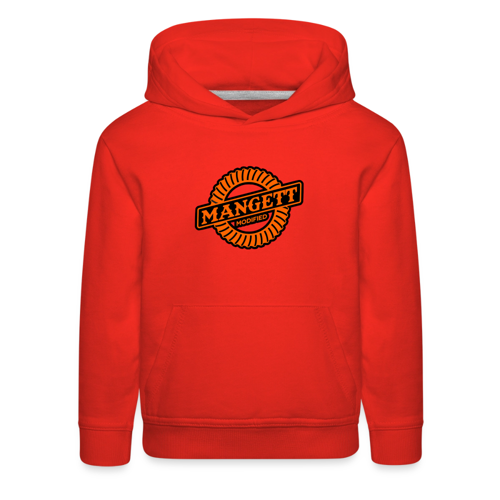 Mangett Modified Kids Hoodie - red