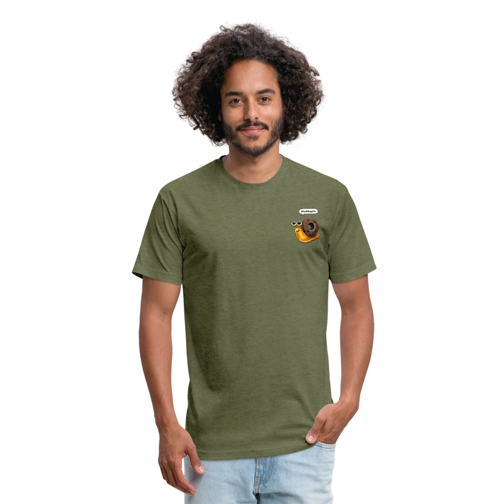 It's a Slug Life - heather military green