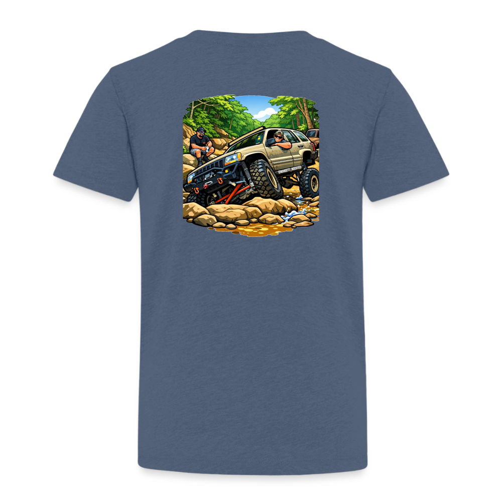 Mangett Modified Offroad Toddler Shirt - heather blue