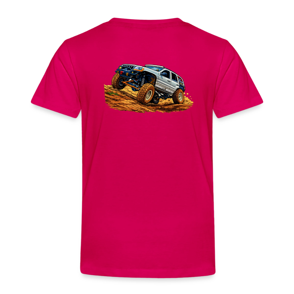 Mangett Modified Flexy Toddler Shirt - dark pink