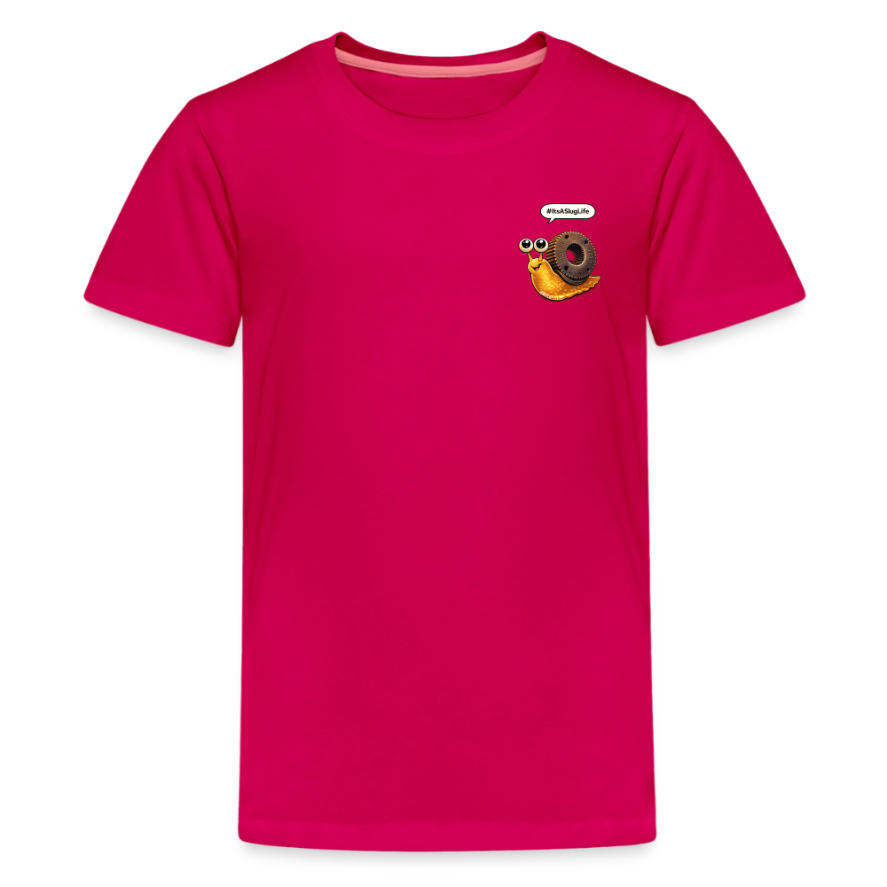 Its a Slug Life Kids Shirt - dark pink