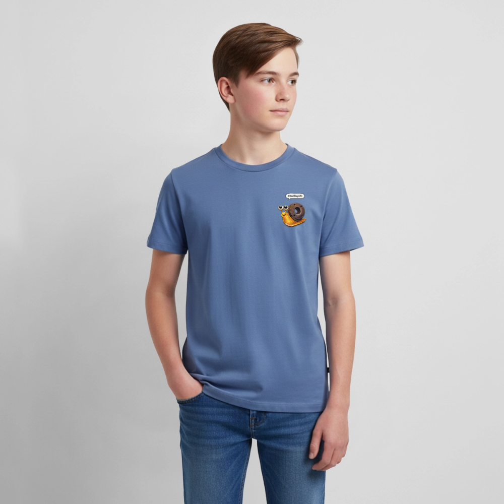 Its a Slug Life Kids Shirt - stone blue 