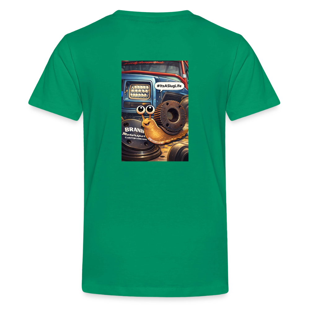 Its a Slug Life Kids Shirt - kelly green