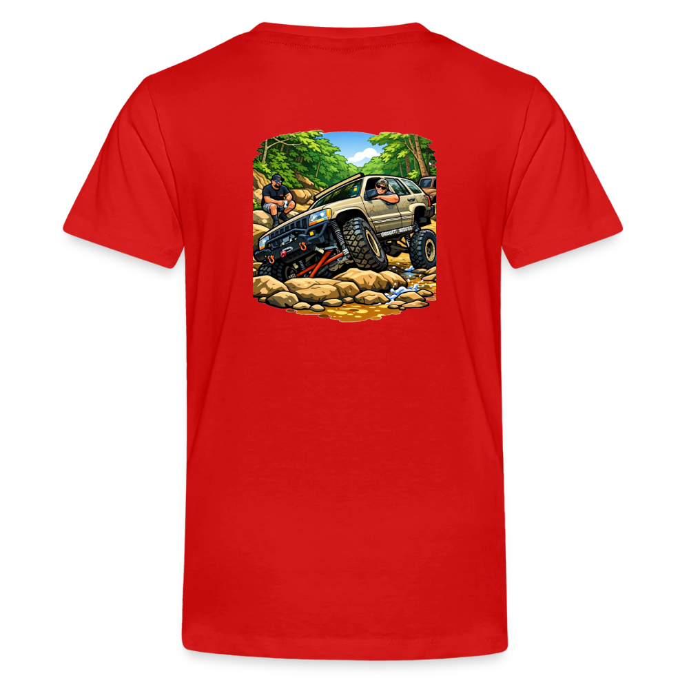 Mangett Modified Offroad Kids Shirt - red