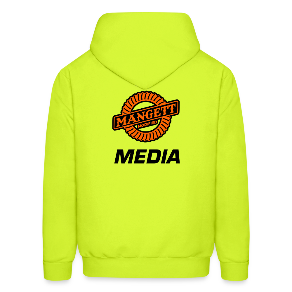 Mangett Media Hoodie - safety green