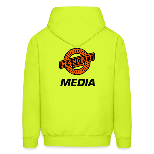 Mangett Media Hoodie - safety green