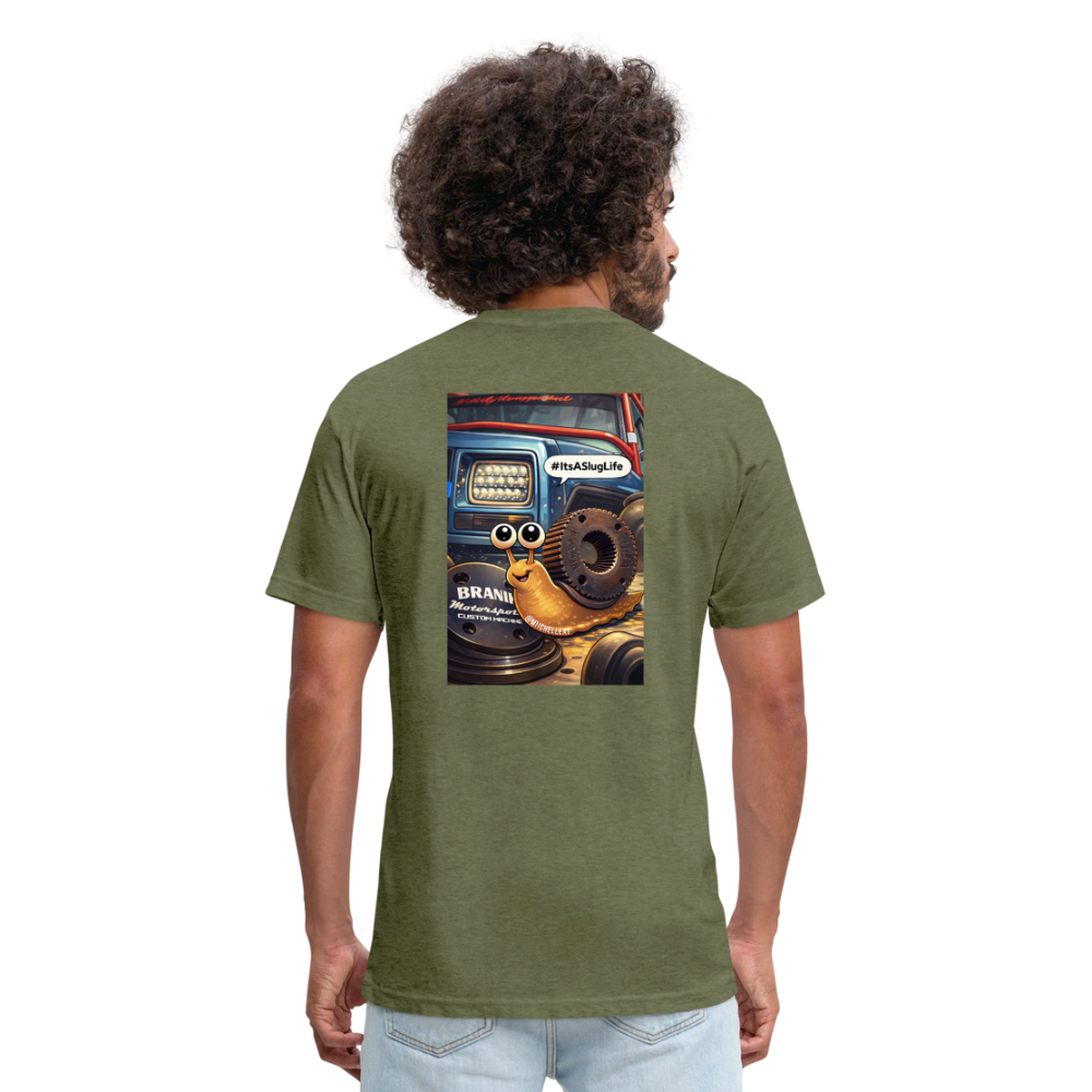 It's a Slug Life - heather military green