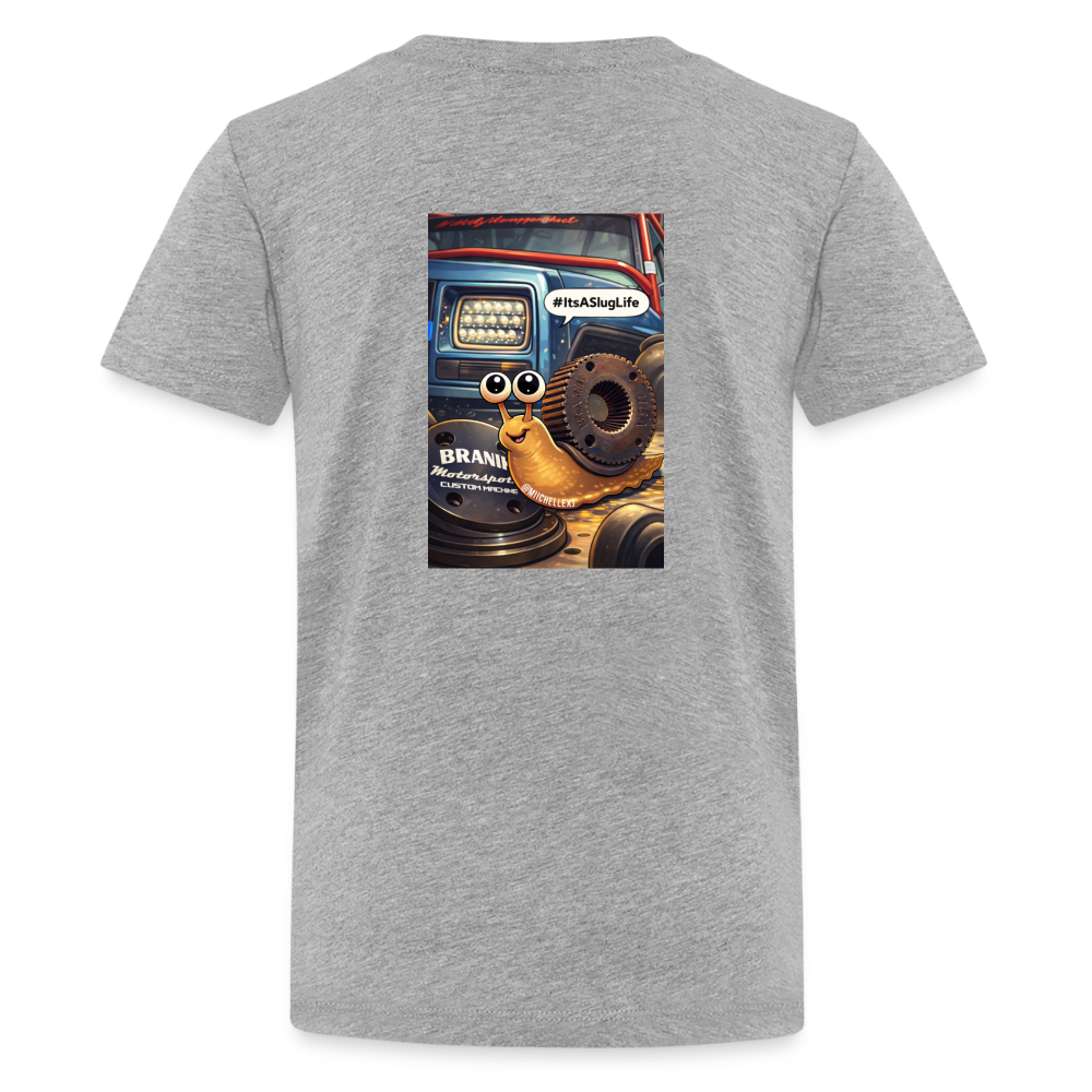 Its a Slug Life Kids Shirt - heather gray