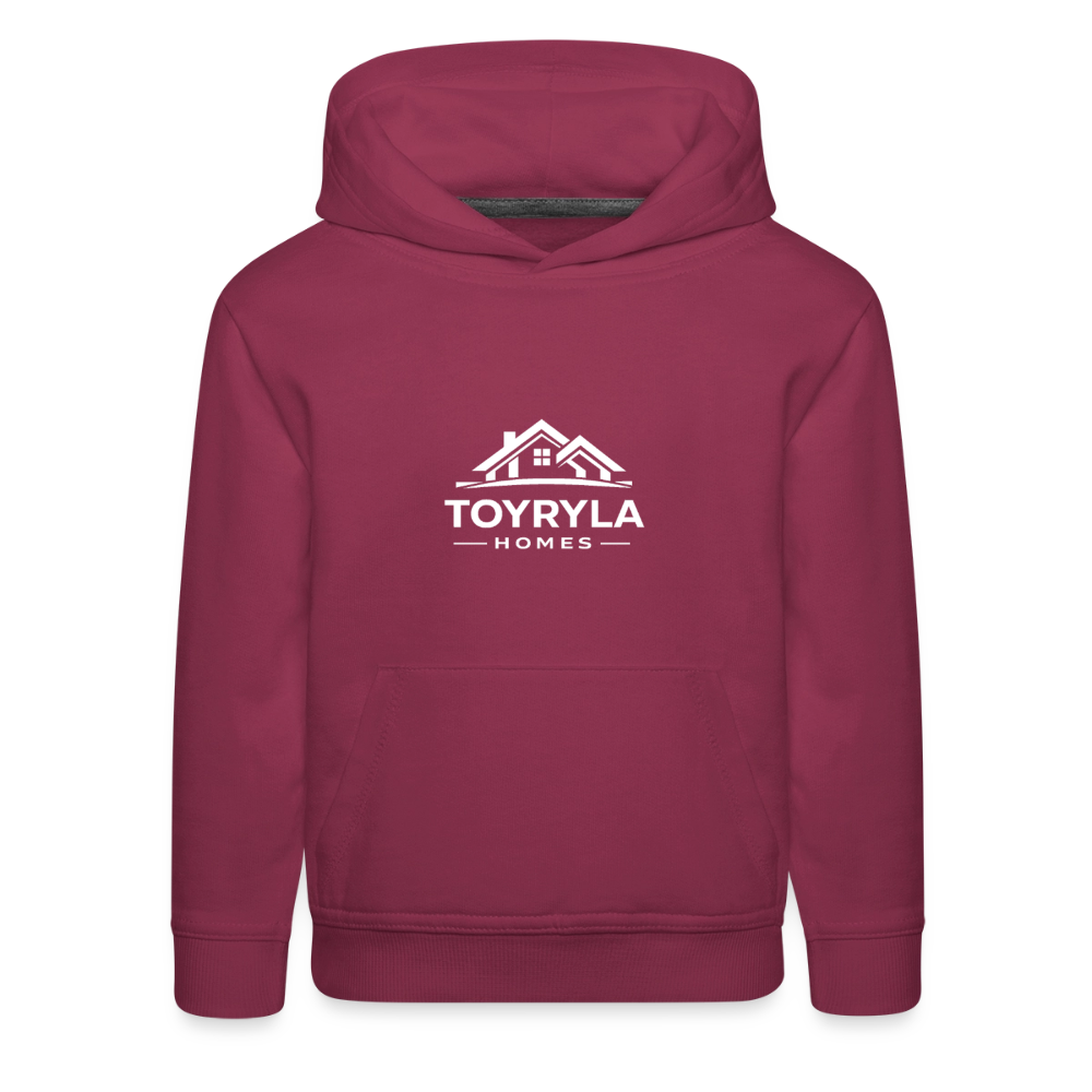 Toyryla Homes Kids Hoodie - burgundy