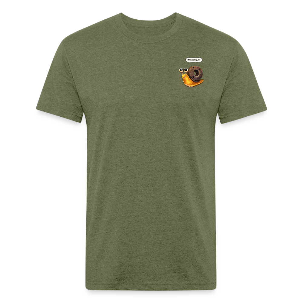 It's a Slug Life - heather military green