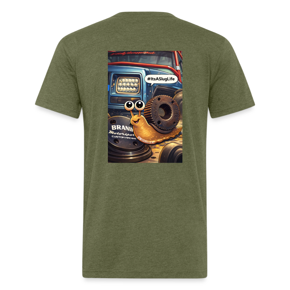 It's a Slug Life - heather military green