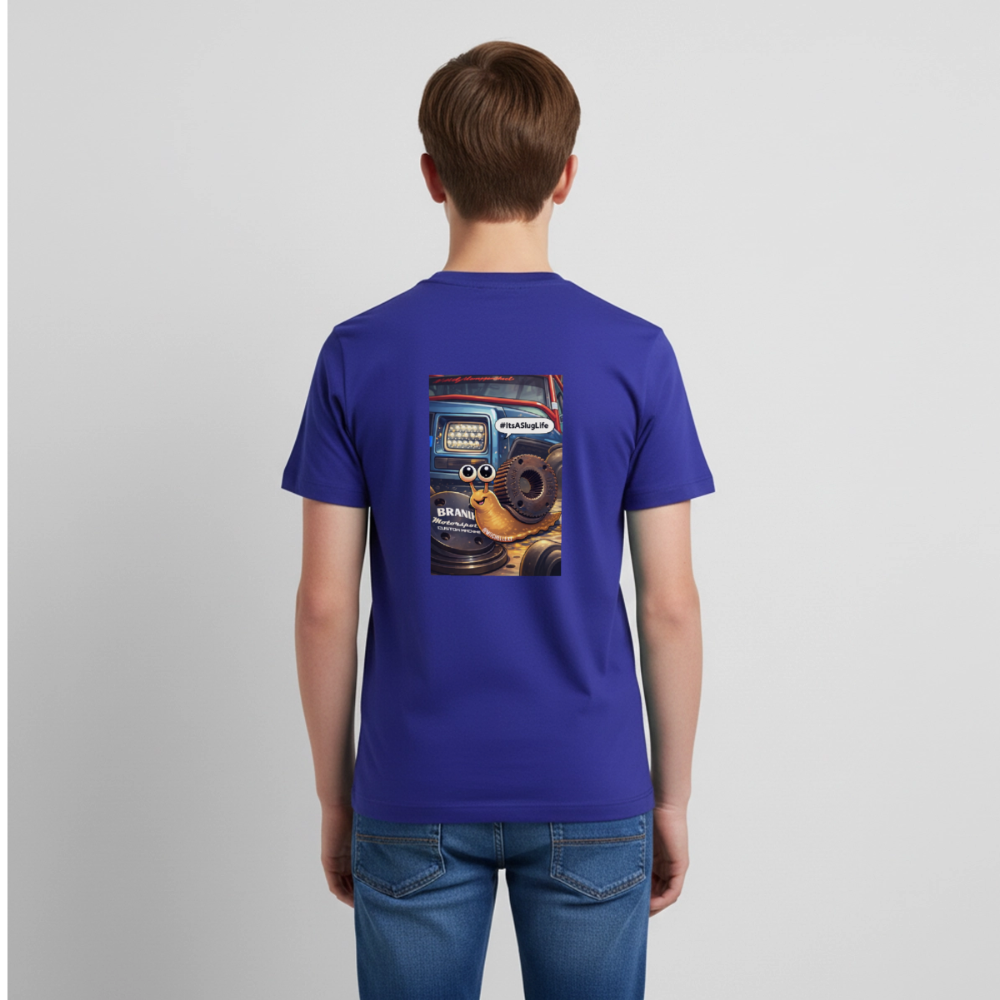 Its a Slug Life Kids Shirt - royal blue