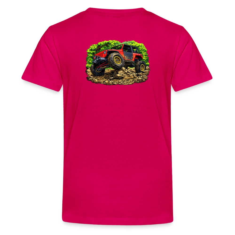 MOD Offroad Kids Shirt - dark pink