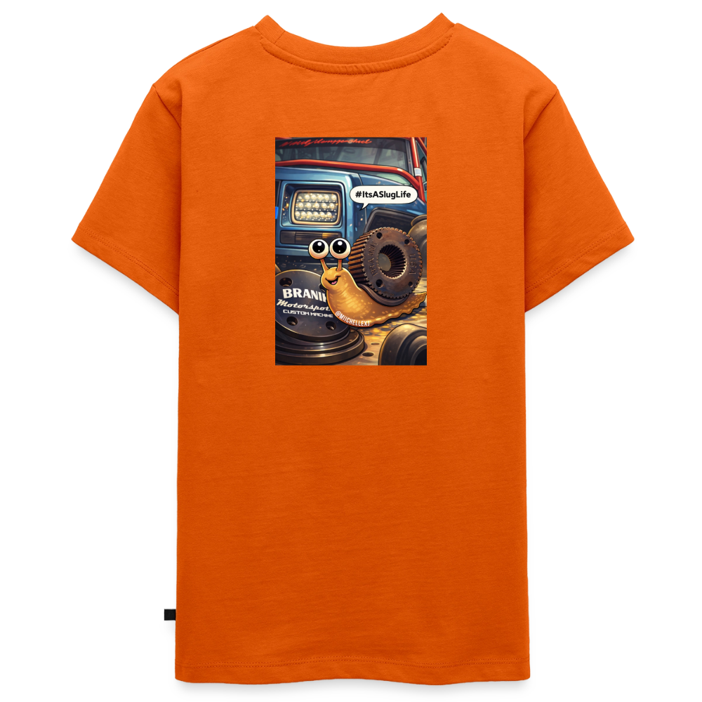 Its a Slug Life Kids Shirt - orange 
