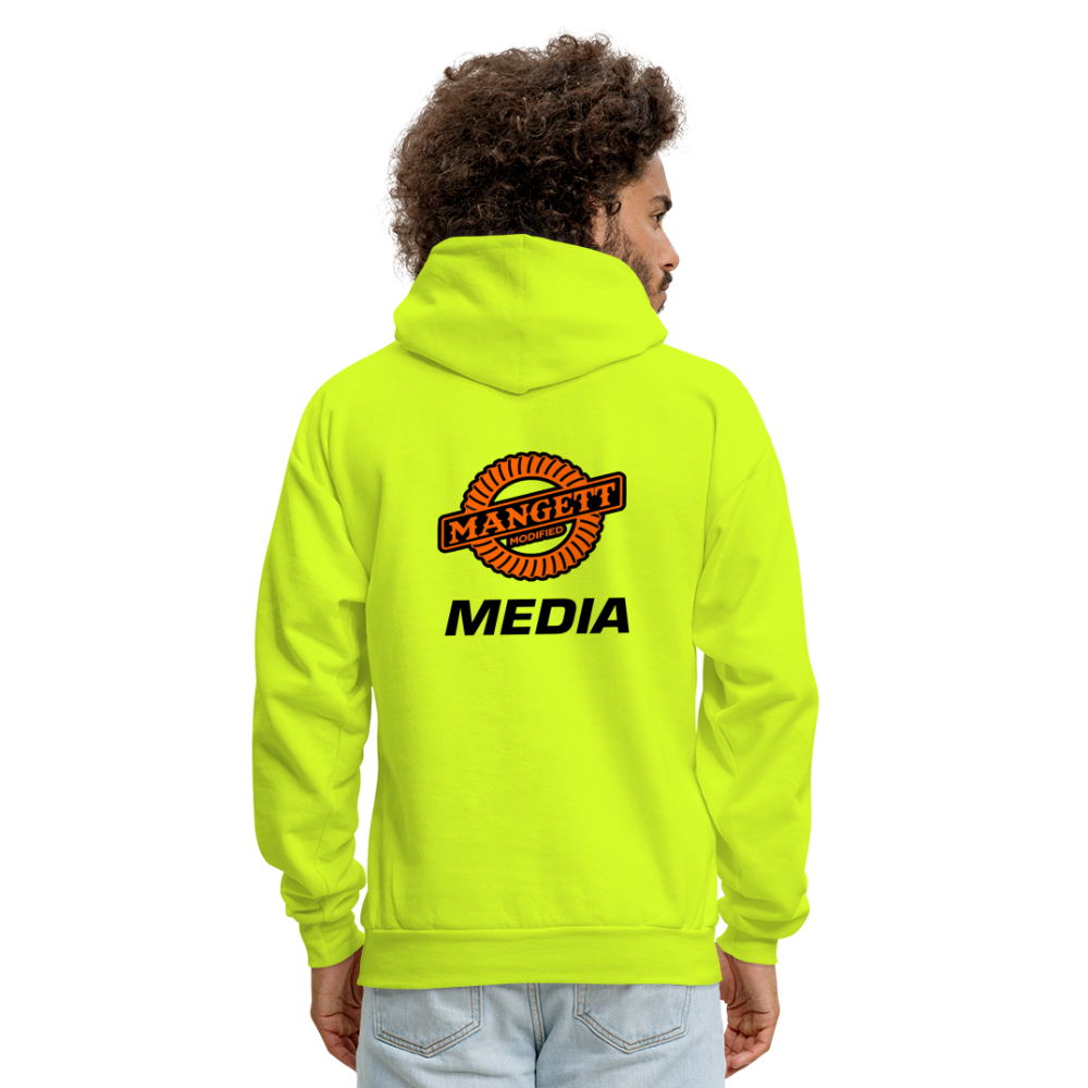 Mangett Media Hoodie - safety green