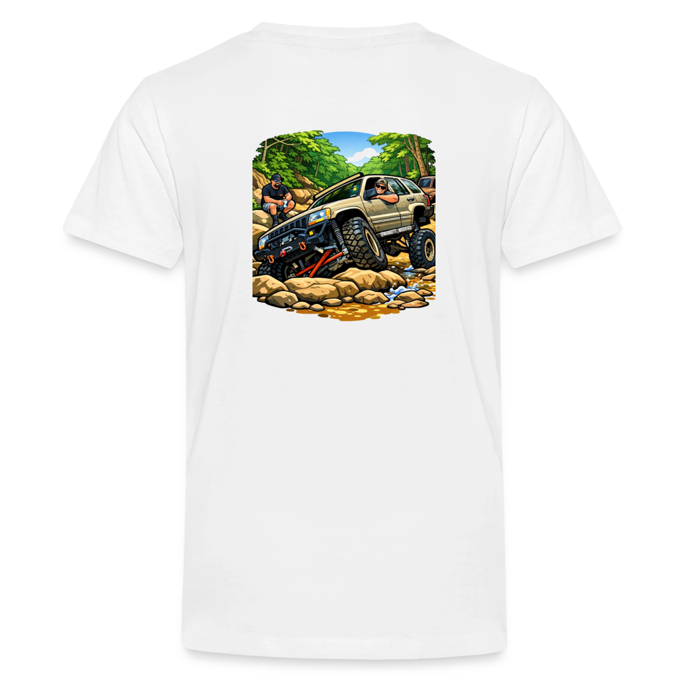 Mangett Modified Offroad Kids Shirt - white