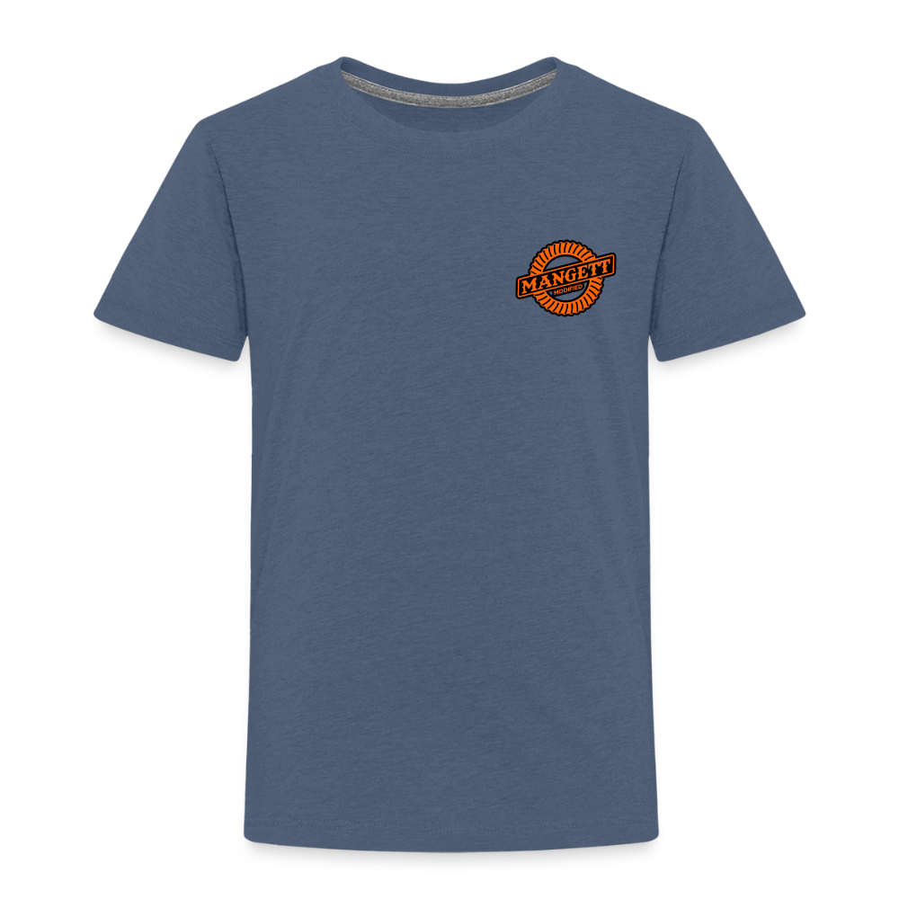 Mangett Modified Flexy Toddler Shirt - heather blue