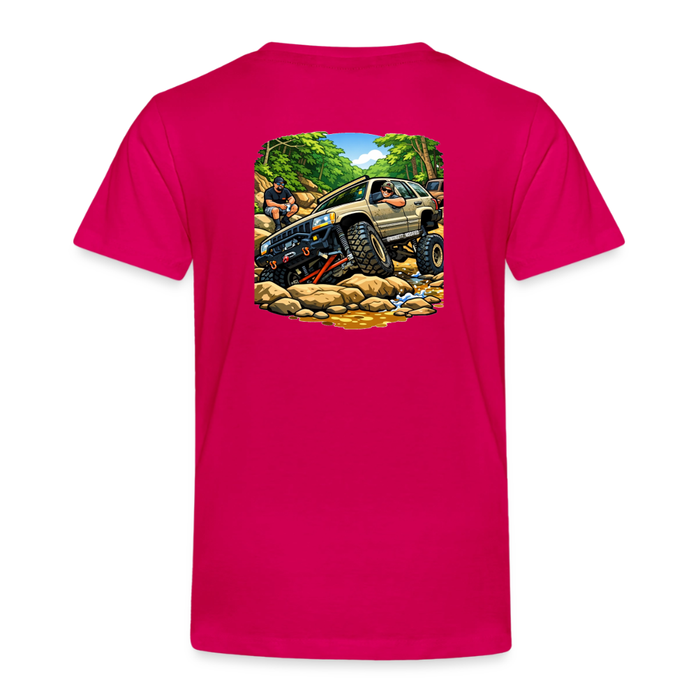 Mangett Modified Offroad Toddler Shirt - dark pink