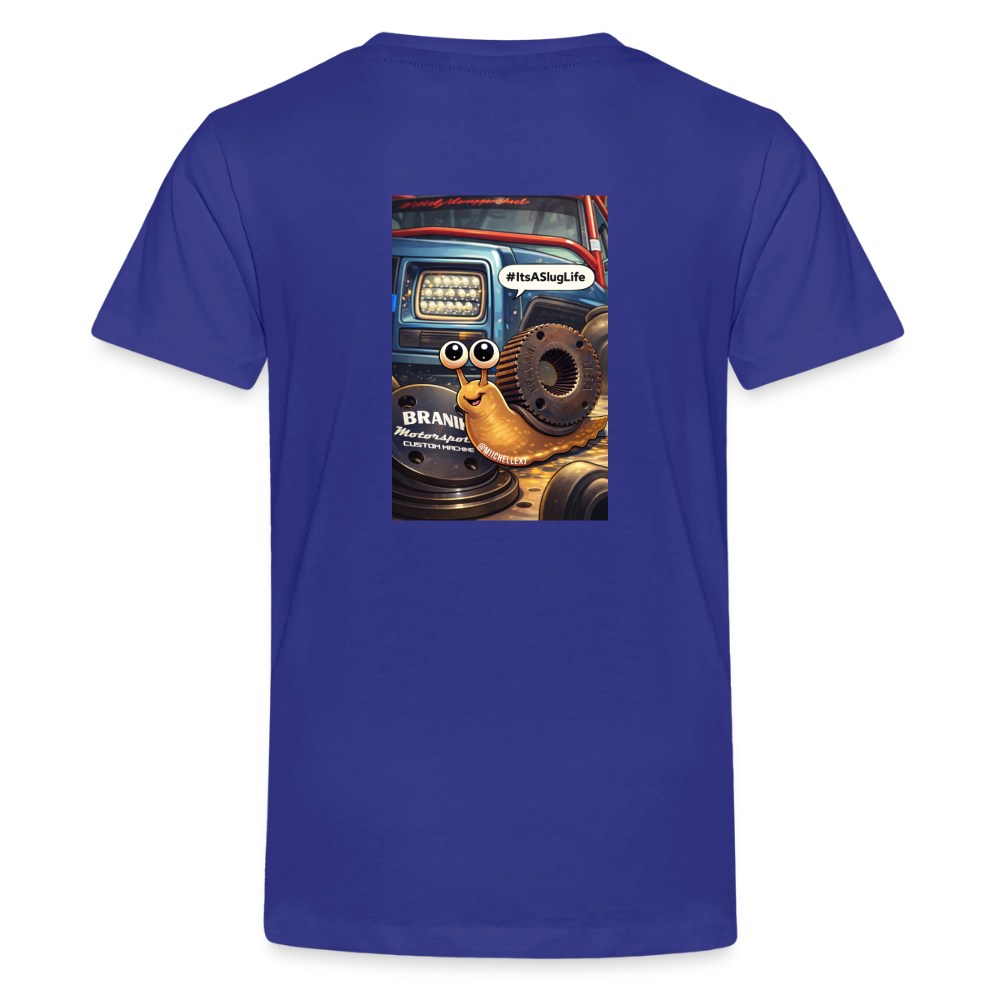 Its a Slug Life Kids Shirt - royal blue