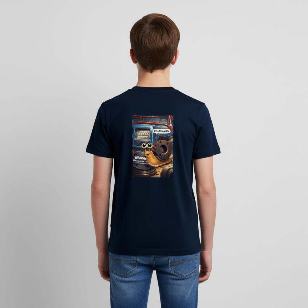 Its a Slug Life Kids Shirt - deep navy