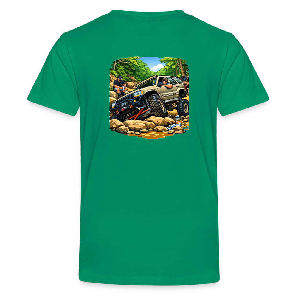 Mangett Modified Offroad Kids Shirt - kelly green