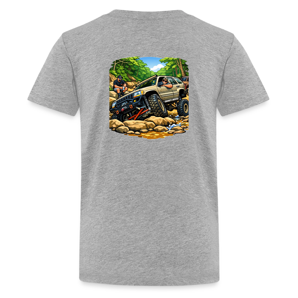 Mangett Modified Offroad Kids Shirt - heather gray