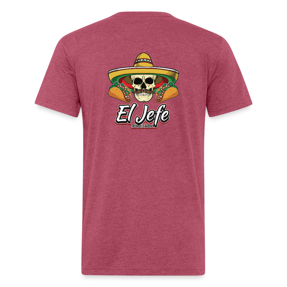 El Jefe Tacos - heather burgundy