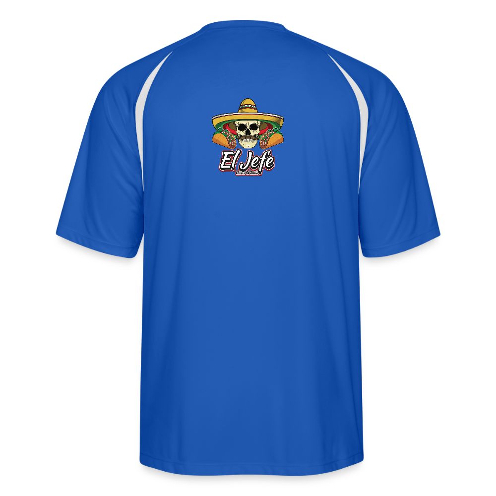 El Jefe Taco Dry Fit - royal/white