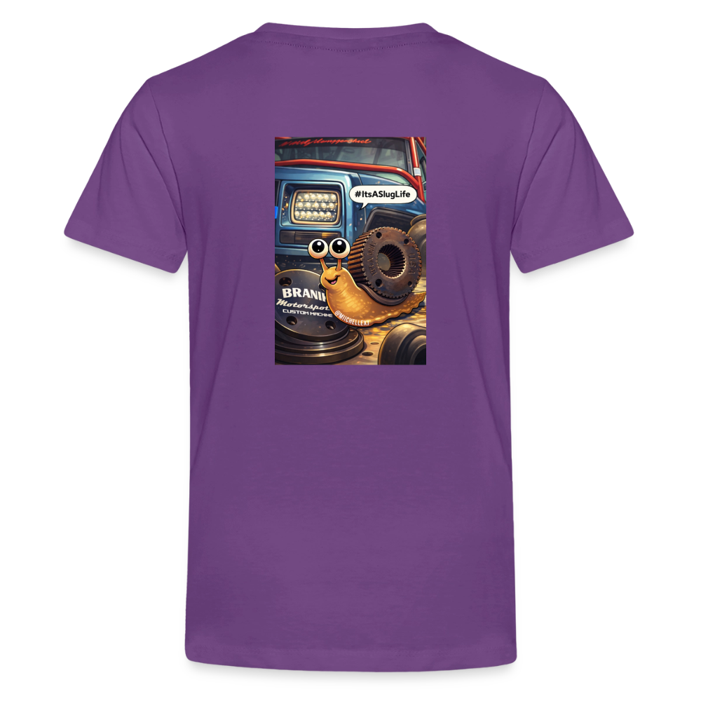 Its a Slug Life Kids Shirt - purple