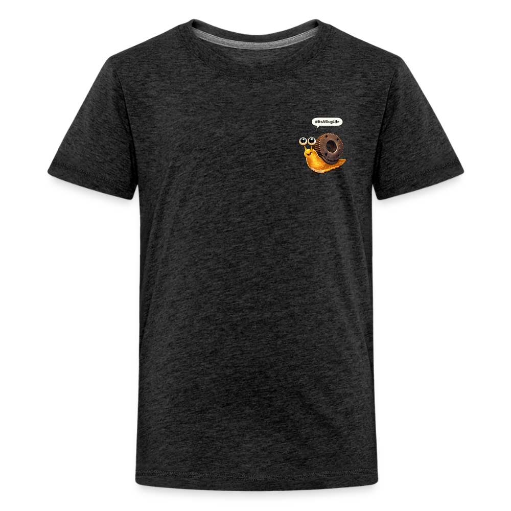 Its a Slug Life Kids Shirt - charcoal grey