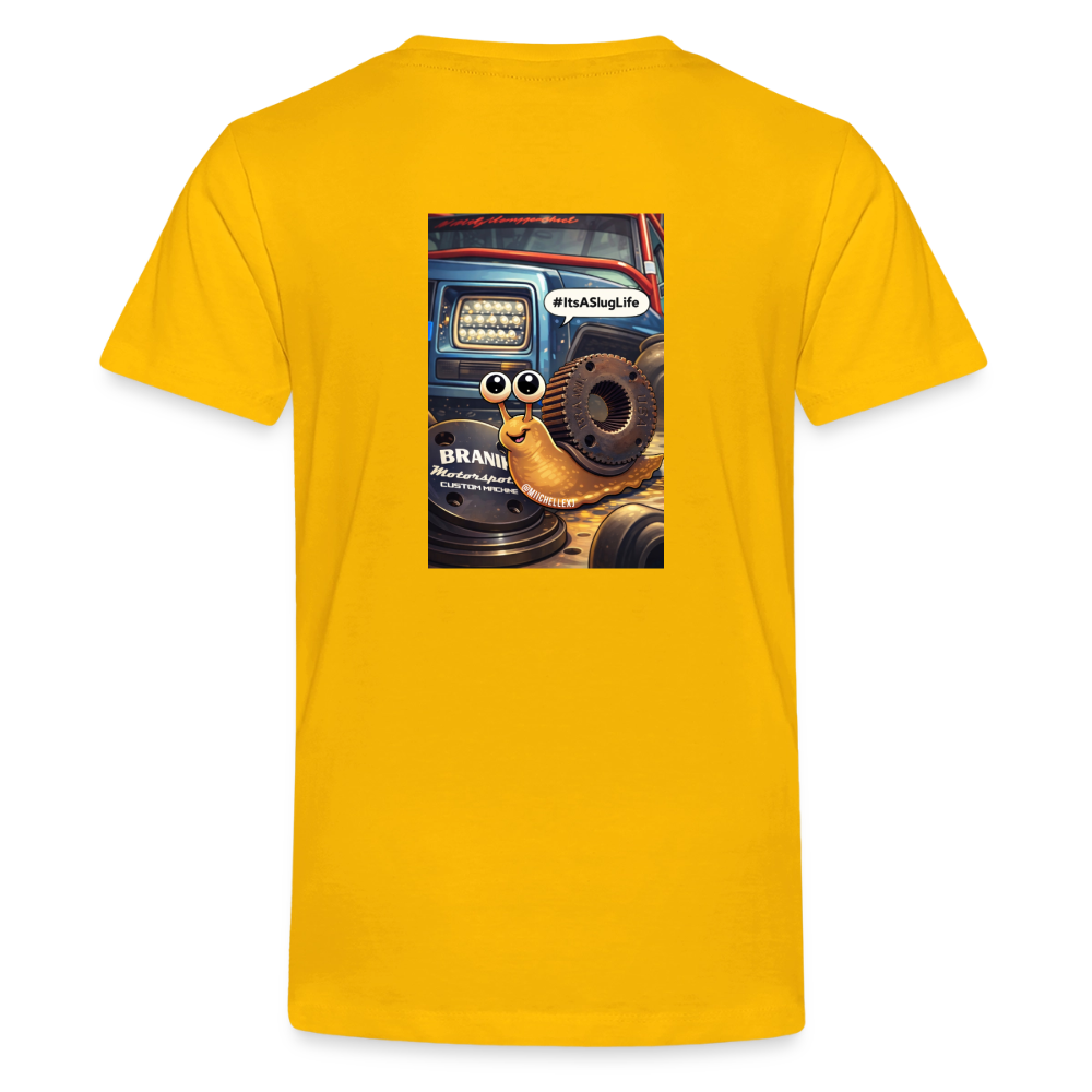 Its a Slug Life Kids Shirt - sun yellow