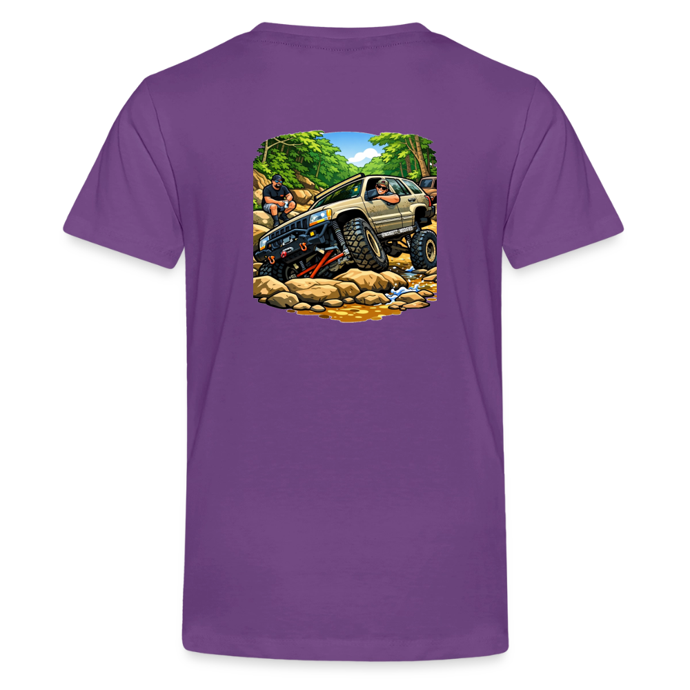 Mangett Modified Offroad Kids Shirt - purple