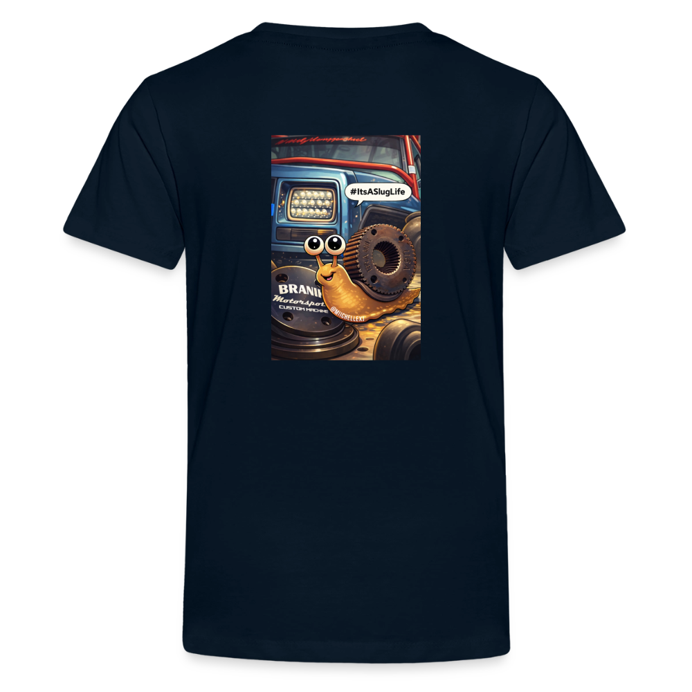 Its a Slug Life Kids Shirt - deep navy