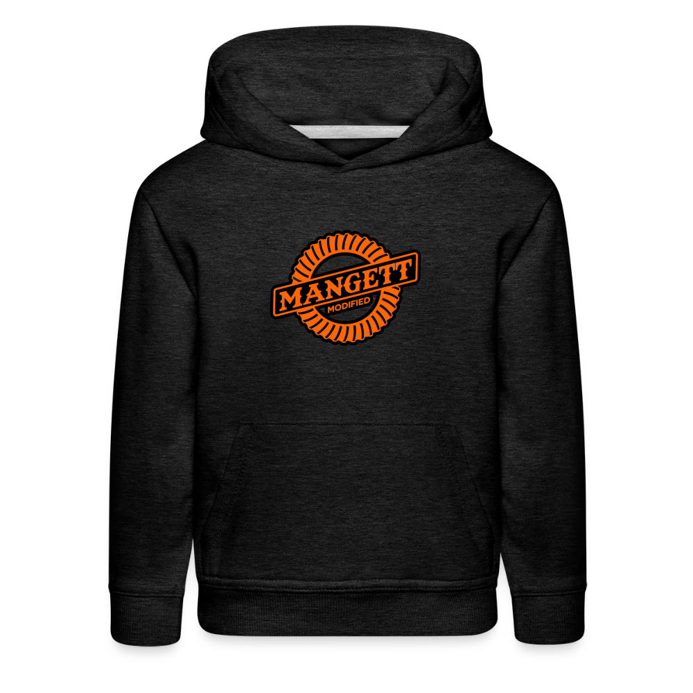 Mangett Modified Kids Hoodie - charcoal grey