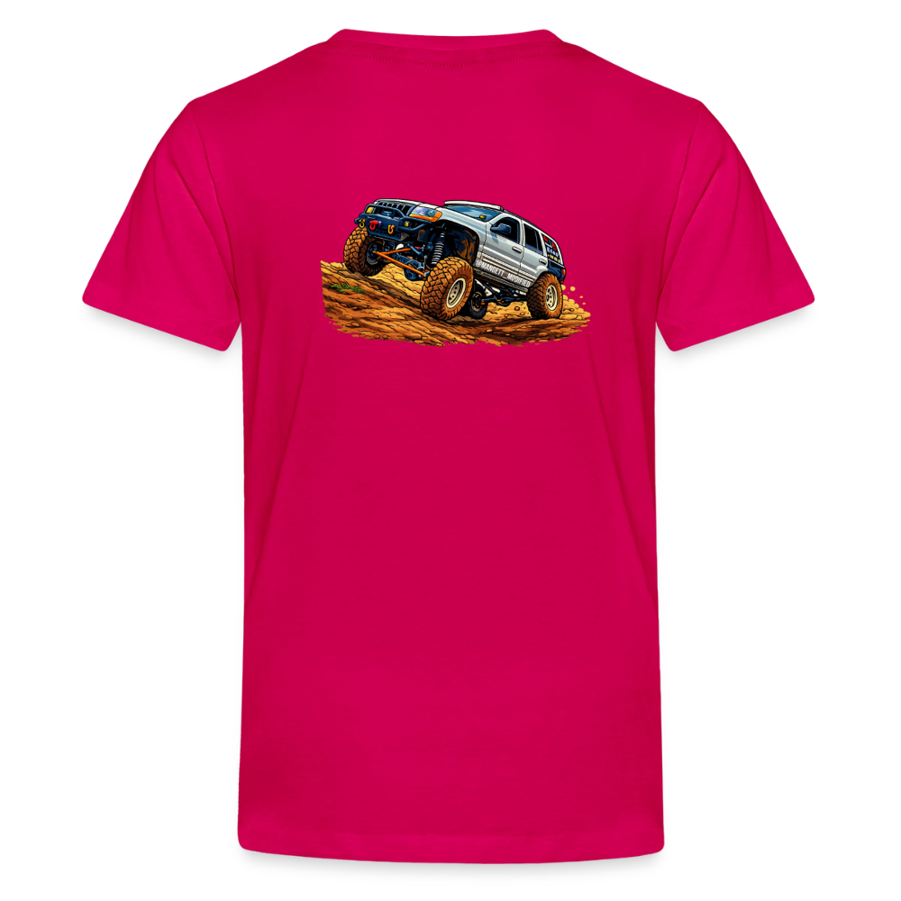 Mangett Modified Flexy Kids Shirt - dark pink