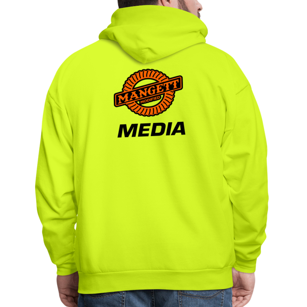 Mangett Media Hoodie - safety green